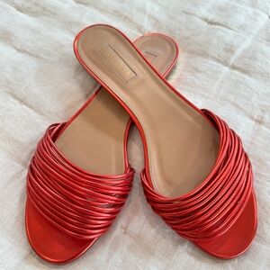 Aquazzura Red Sandals